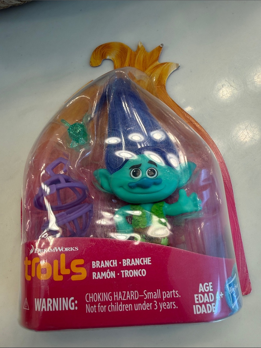 DreamWorks Trolls Branch Figure - Blue Hair & Green Body
